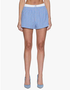 Ksubi: Boxer Shorts - Blu Check