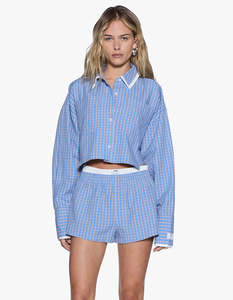 Ksubi: Balter L/S Shirt - Blu Check