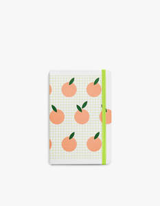 Lettuce: Hard Cover Notebook - Peach Grid