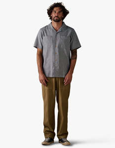 Mctavish: Camp Collar Shirt - Black Multi