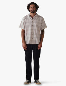 Mctavish: Hemp Shirt - White Multi