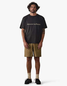 Mctavish: Boxy Serif Tee - Black