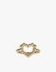 Fizzy Heart Ring - Gold Plated
