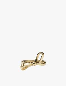 Meadowlark: Bow Ring - Gold Plated