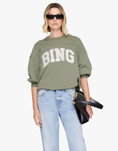 Trenton Sweatshirt Bing - Washed Olive