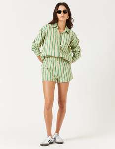 Nash Short - Green Stripe
