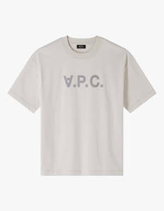 A P C: Oversize Grand VPC T Shirt - AAE Mastic
