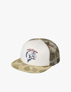 Graphic Trucker Cap - Camo Duck, Desert/White