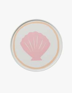 In The Roundhouse: Pink Shell Plate - Pink