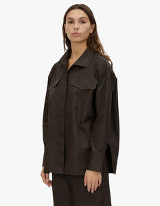 Womens: Java Shirt - Espresso