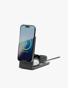 Mens: Rise 3 In 1 Magnetic Wireless Charger - Black