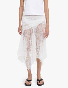 Blanca: Juni Belt Skirt - White