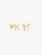 Forever More Bow Stud Earrings - 18K Gold Vermeil