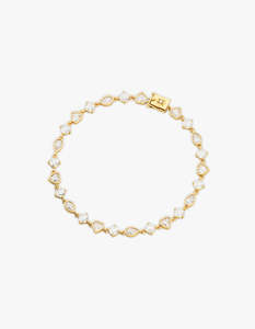 Dream Lover Tennis Bracelet - 18K Gold Vermeil