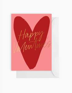 Valentines Card - Red Heart