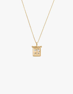 Place Pendant Necklace - 18K Gold Vermeil
