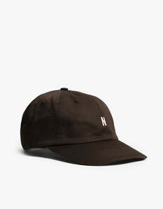 Mens: Twill Sports Cap - Espresso