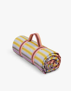 Baggu: Puffy Picnic Blanket - Gradient Stripe Multi