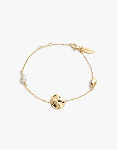 Tidal Pearl Bracelet - 18K Gold Plated