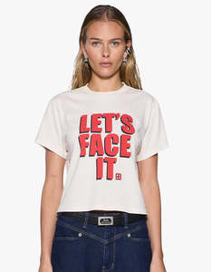 Ksubi: Lets Face It Everday S/S Tee - Bone