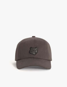 Maison Kitsune: Fox Head Cap - Beluga