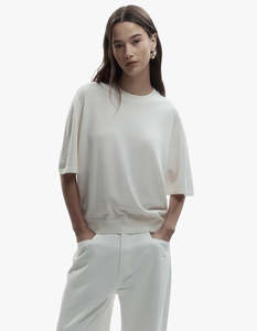 New Arrivals: Merino T-Shirt - Ivory