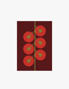 New Arrivals: Vine Tomatoes Card - Red