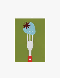 New Arrivals: Strawberry Card - Green