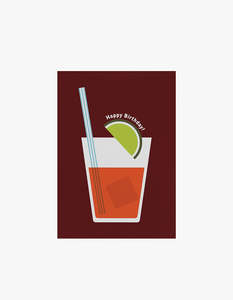 New Arrivals: Happy Birthday Cocktail - Brown