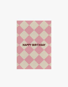 New Arrivals: Happy Birthday Card - Pink