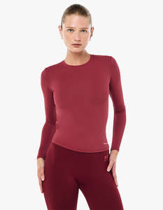 Foundation L/S Top - Cabernet