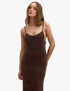Sale: Huxley Knit Dress - Chocolate