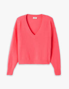 American Vintage: Womens Jumper Raxow - Fluroescent Hortensia
