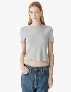 Rib Baby T-Shirt - Smoke Grey