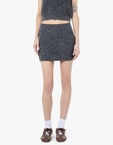 Noe Mini Skirt - Charcoal