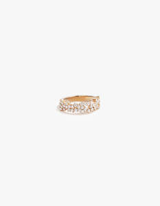 Crystal Dust Bold Ring - 18K Gold Vermeil