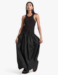 C M: Horizon Maxi Dress - Black