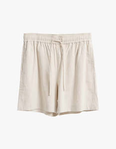 Jose Linen Blend Walkshort - Natural