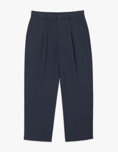Reale Pleat Pant - Navy