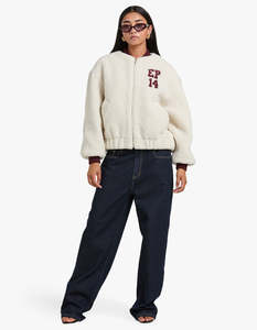 Bea Teddy Bomber - Birch