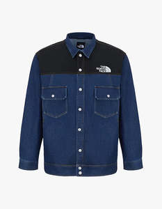 Products: Mens Denim Jacket Cordura AP - Dark Indigo Denim Wash/Black