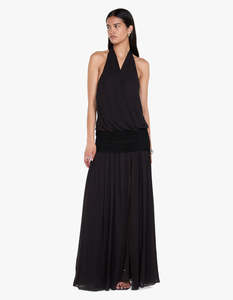 Bec And Bridge: Jasmin V Maxi Dress - Black