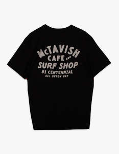 Mens: Surf Shop Cafe Tee - Black