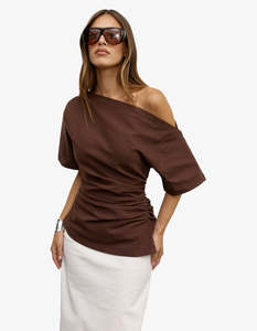New Arrivals: Suki Top - Chocolate