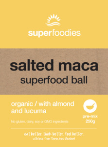 Salted Maca Superfood Ball Pre-Mix - superfoodies.co.nz