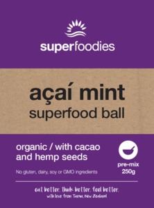 Products: Acai Mint Superfood Ball Pre-Mix - superfoodies.co.nz