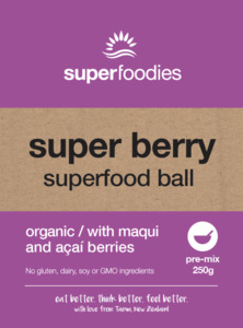 Products: Super Berry Superfood Ball Pre-Mix - superfoodies.co.nz