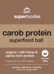 Carob Protein Superfood Ball Pre-Mix - superfoodies.co.nz