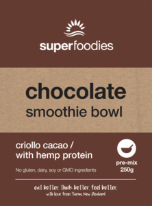 Chocolate Smoothie Bowl Pre-Mix - superfoodies.co.nz