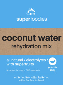 Coconut Water Rehydration Pre-Mix- superfoodies.co.nz